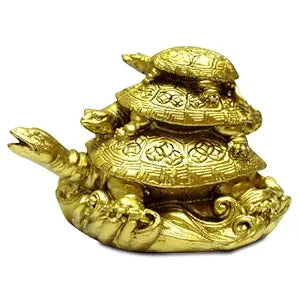 Triple Tortoise Family Feng Shui Statue Triple Tortoise Family Feng Shui Statue